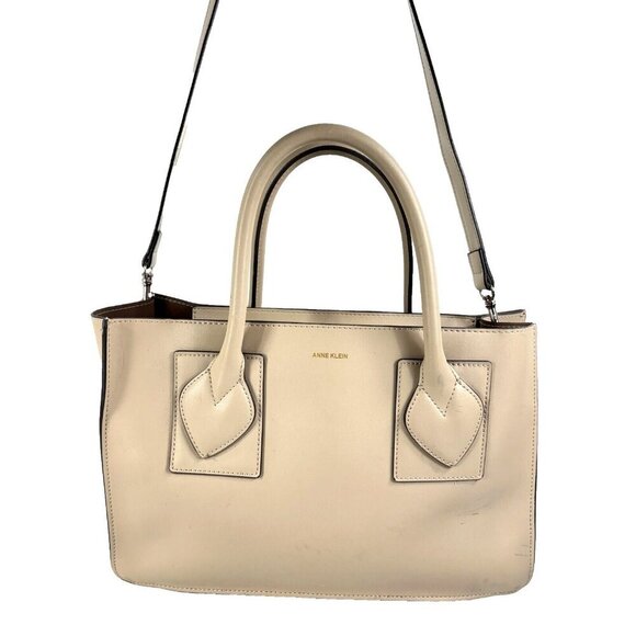 ANNE KLEIN AMELIA  FAUX LEATHER TOTE - Picture 1 of 11